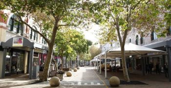 hunter street mall near Honeysuckle Apartments